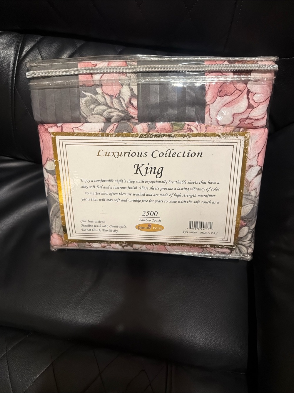 King Sheet Set - Pink Floral